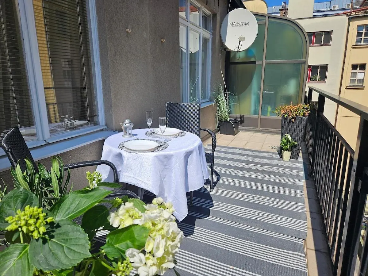 Terrace Apartment Prague Centre Wenceslas Square